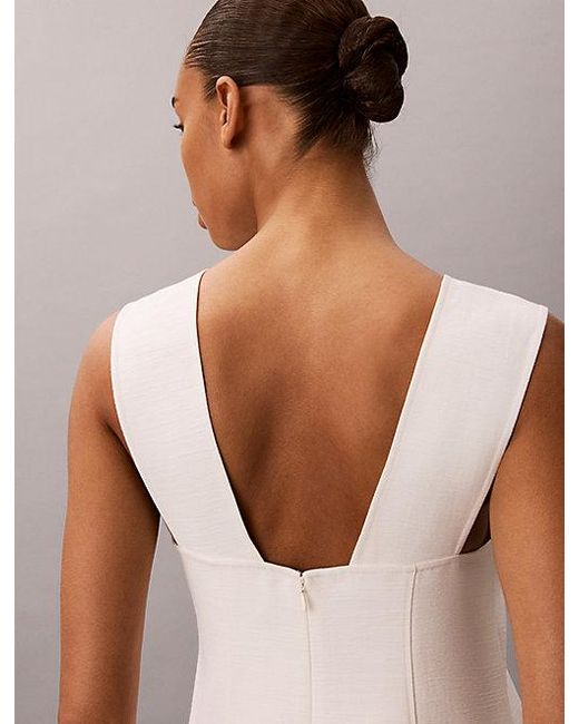 Calvin Klein Natural Textured Sleeveless Top