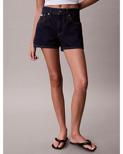 Calvin Klein Multicolor Jeans Denim Mini Shorts