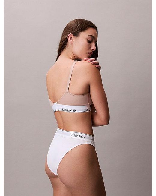 Calvin Klein Brown Maternity Bralette Icon Cotton Modal