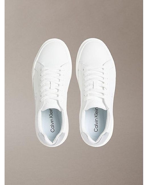 Calvin Klein Multicolor Leather Tab Chunky Trainers