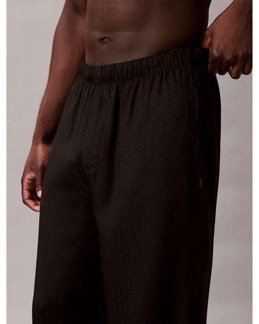 Pantaloni Pigiama di Calvin Klein in Brown da Uomo