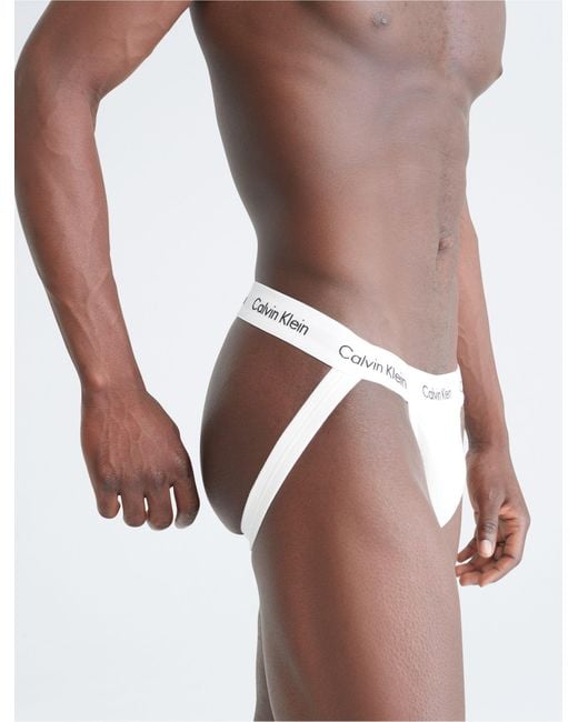 Calvin klein best sale cotton stretch jockstrap
