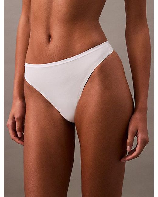 Calvin Klein String in het White