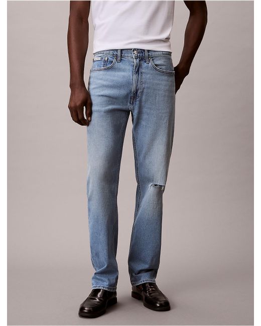 Calvin Klein Multicolor Calvin Klein Standard Straight Fit Jeans for men