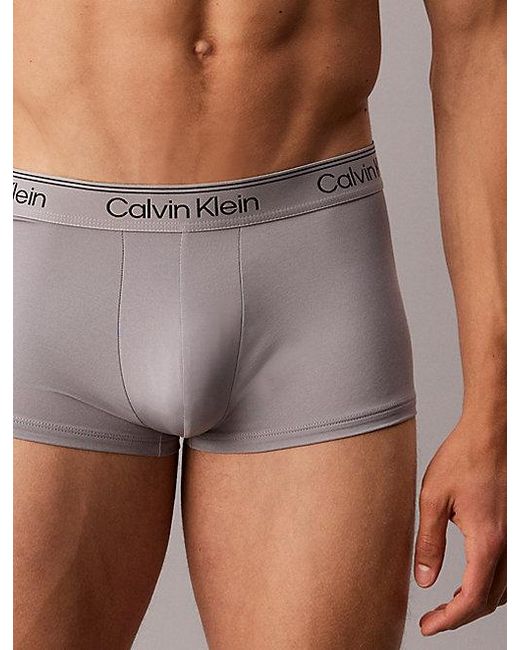 Calvin Klein Red 3 Pack Low Rise Trunks for men