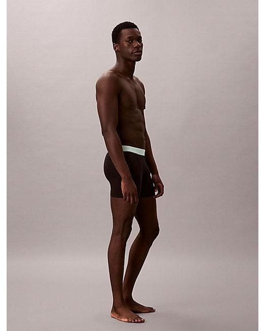 Calvin Klein Black 3 Pack Boxer Briefs for men