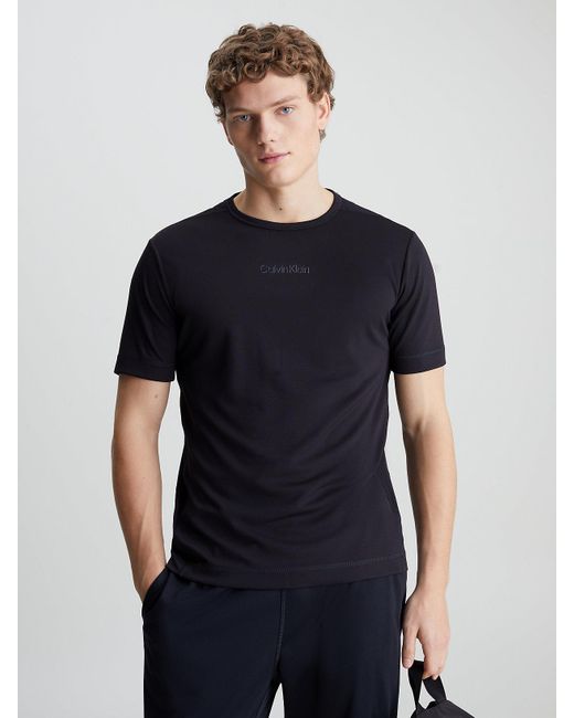 T-shirt de sport Calvin Klein pour homme en coloris Blue