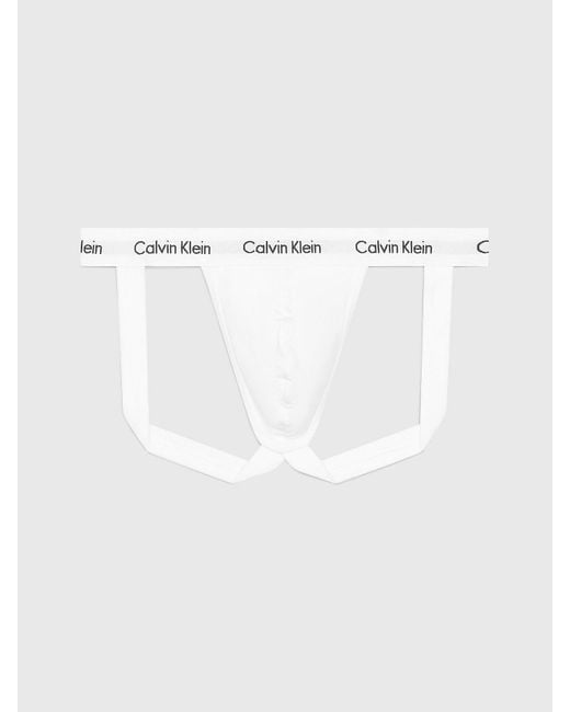 Calvin Klein White Jock Strap - Ck Deconstructed for men