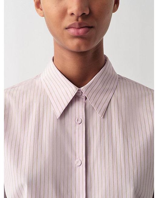 Calvin Klein Red Daisy Slim Button-Down Shirt