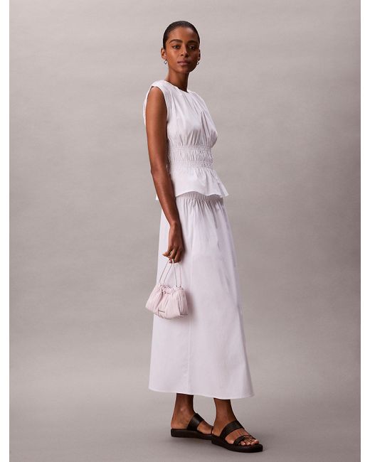 Calvin Klein Pink Mini Plissé Crossbody Bag