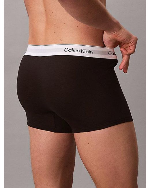 Calvin Klein White 3 Pack Trunks for men