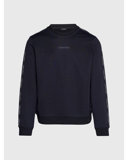 Calvin Klein Blue French Terry Sweatshirt for men