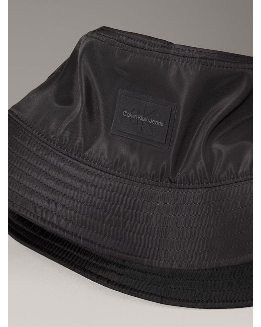 Calvin Klein Black Bucket Hat for men