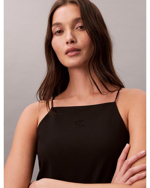 Calvin Klein Black Milano Jersey Cami Top