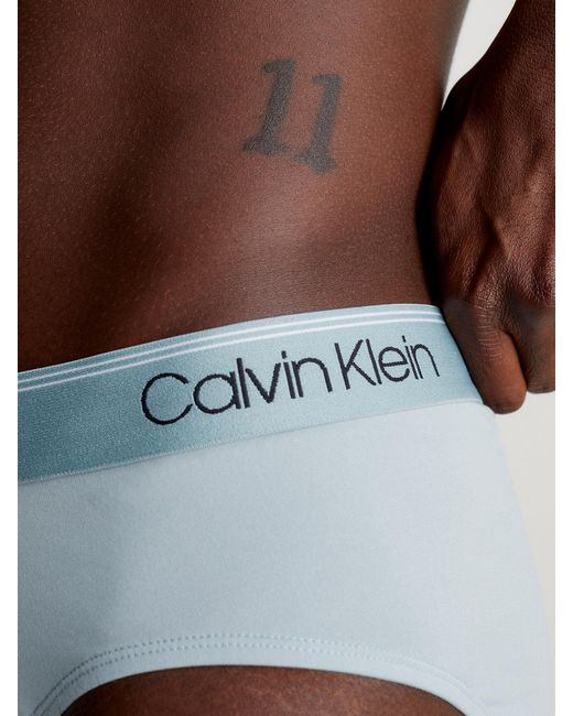 Calvin Klein Blue 3 Pack Briefs - Micro Stretch for men