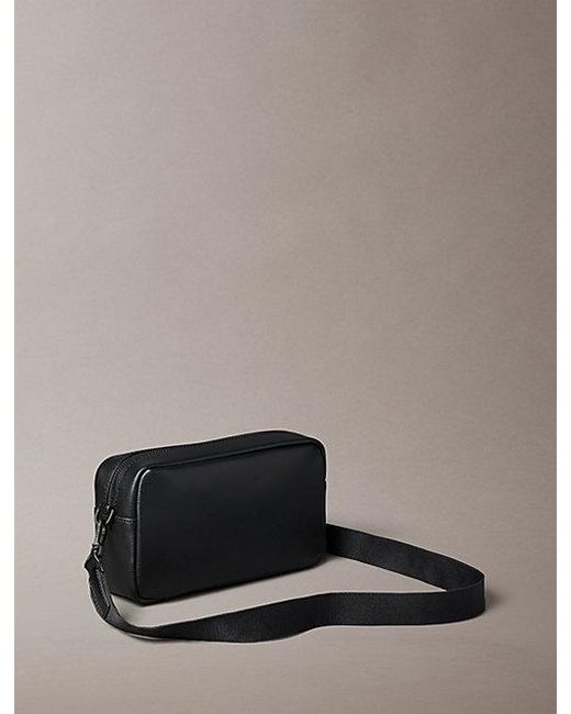 Calvin Klein Strukturierte Camera Bag Mit Reißverschluss in Gray für Herren