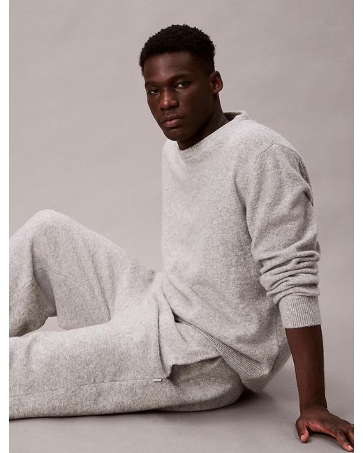 Calvin Klein Natural Lounge Crewneck Sweatshirt for men