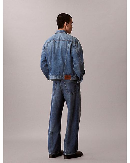 Calvin Klein Blue Jeans Barrel Fit Jeans for men