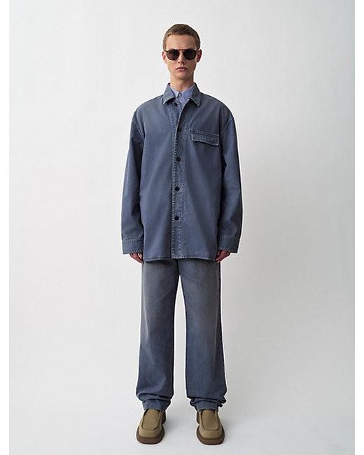 Calvin Klein Blue Kostas Shirt Jacket for men