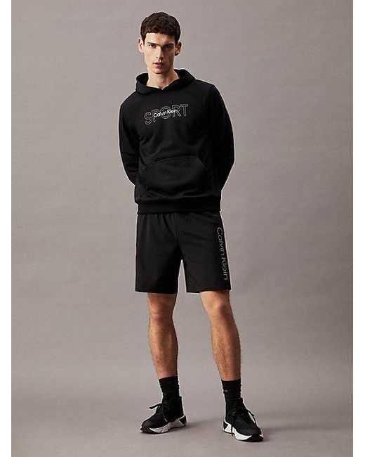 Shorts deportivos Calvin Klein de hombre de color Black