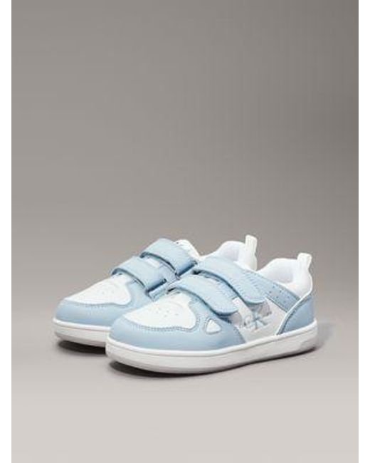 Zapatillas con velcro para niños y bebés Calvin Klein de color Metallic