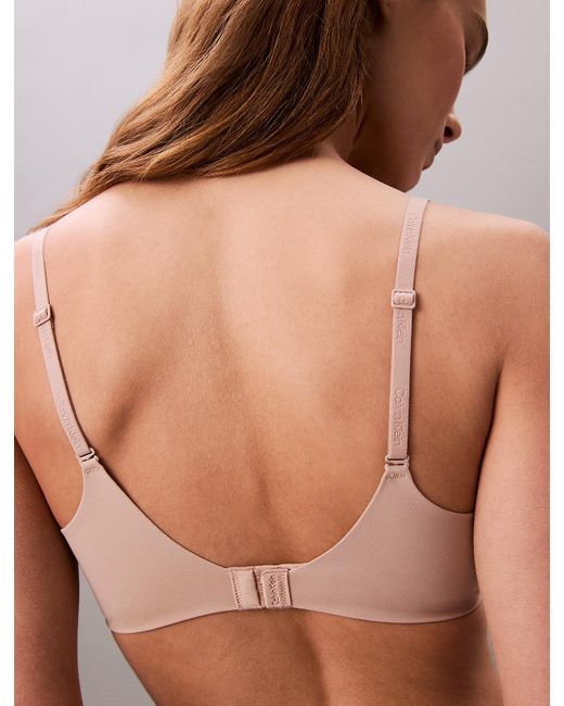 Calvin Klein Brown Lightly Lined Full Coverage Bra