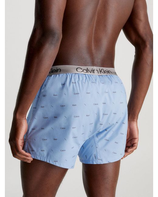 Calvin Klein Blue Slim Fit Boxers - Modern Structure for men