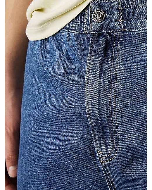 Calvin Klein 90's Loose Pull-On Jeans in het Blue voor heren