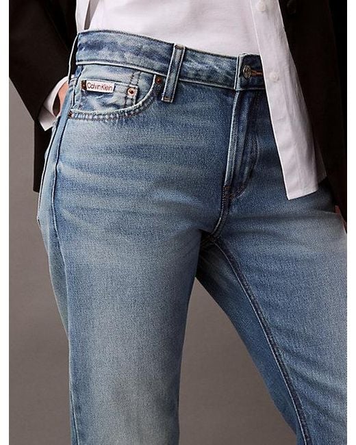 Calvin Klein Blue Jeans Relaxed Bootcut Jeans
