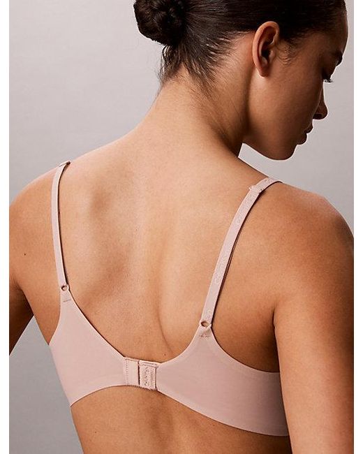 Calvin Klein Brown Lightly Lined Wirefree Bra Perfectly Fit Ultralight