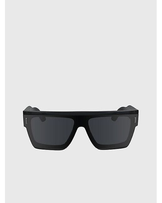 Gafas de sol cuadradas CK24502S Calvin Klein de color Black