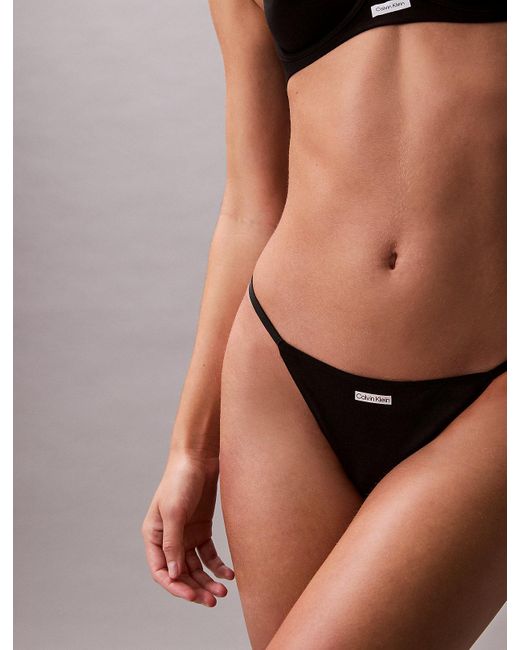Calvin Klein Black String Thong