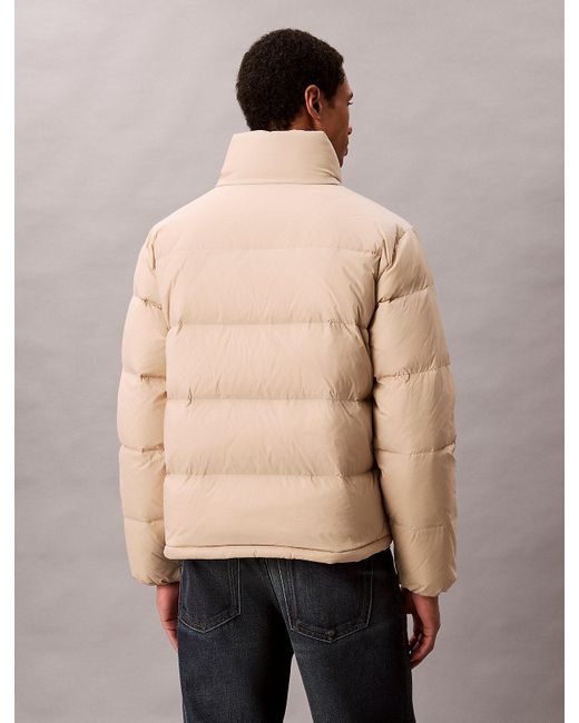 Calvin Klein Natural Channelled Down Puffer Jacket for men
