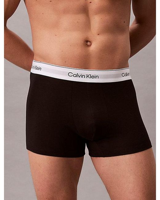 Calvin Klein Gray 3 Pack Trunks for men
