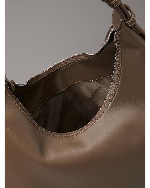 Calvin Klein Gray Hobo Bag