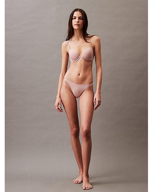 Calvin Klein Brown Demi T-Shirt Bra Minimalist