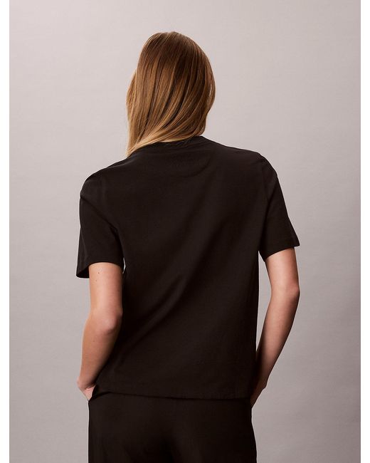Calvin Klein Black Kate Moss Obsession Small Graphic T-Shirt