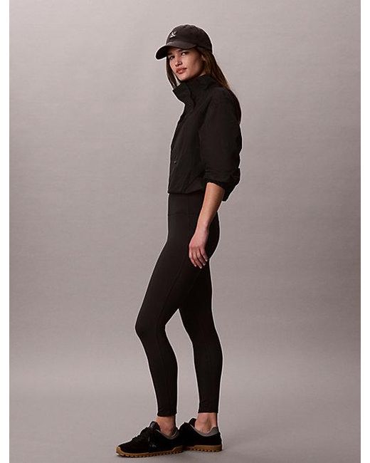 Calvin Klein Black Sport Soft Sport 7 8 Leggings