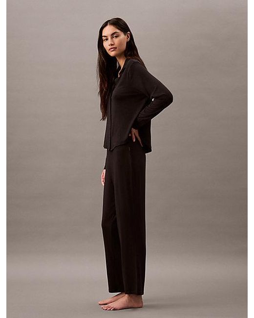 Calvin Klein Brown Pyjama Pants Ultra Soft Modal