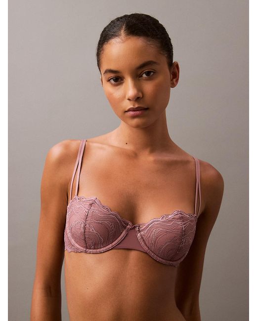 Calvin Klein Brown Balconette Bra