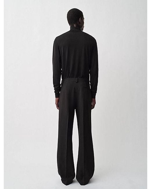 Calvin Klein Black Archie Wide Leg Pants for men