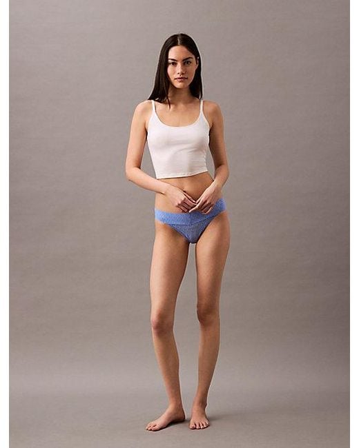 Calvin Klein Slip Met Lage Taille in het Multicolor