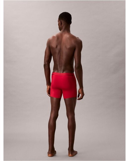 Calvin Klein Red Tonal Logo Boxer Brief for men