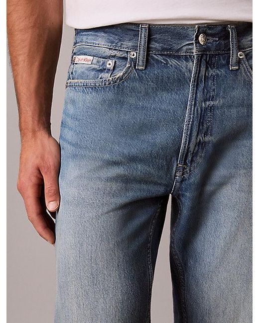 Calvin Klein Blue Jeans Standard Straight Jeans for men