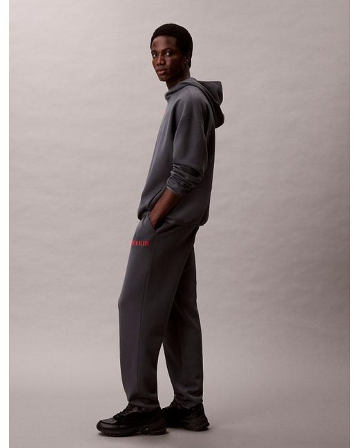 Calvin Klein Multicolor Breathable Mesh Performance Tracksuit Bottoms for men