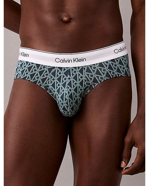 Calvin Klein 3-Pack Slips in het Gray voor heren