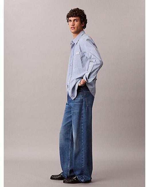 Calvin Klein Blue Jeans Baggy Jeans for men