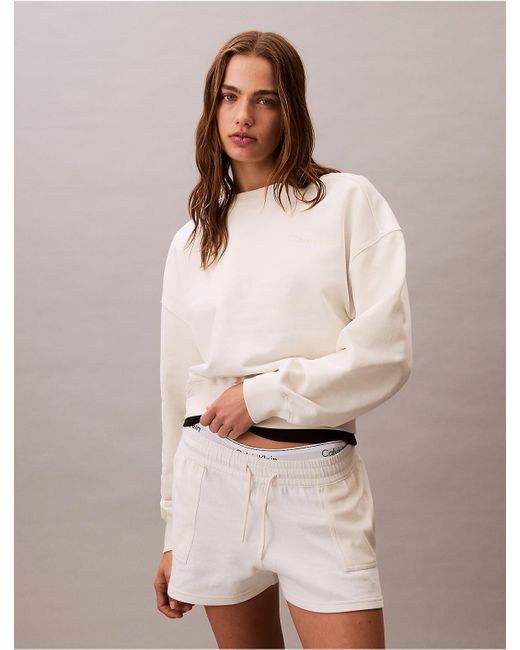 Calvin Klein Natural Calvin Klein French Terry Shorts