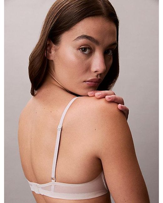 Calvin Klein Multicolor Push Up Plunge Bra Minimalist Mesh