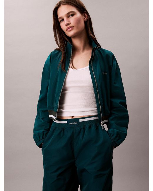 Calvin Klein Blue Logo Waistband Track Trousers